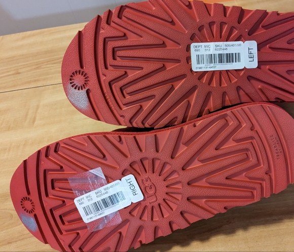 UGG men Neumel Chukka Boot NWOT Samba Red M8 W10 EU41 - Picture 8 of 8